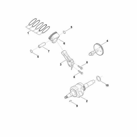 Picture of D - Albero motore, pistone EHC 705.0 (EHC705-0001)